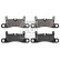 Brake Pad Set, disc brake 16809 FEBI, Thumbnail 2