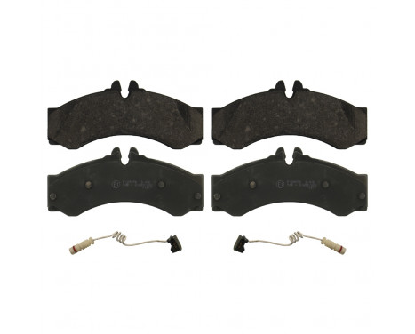 Brake Pad Set, disc brake 16811 FEBI