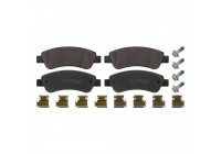 Brake Pad Set, disc brake 16814 FEBI