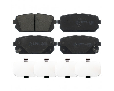 Brake Pad Set, disc brake 16817 FEBI