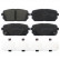 Brake Pad Set, disc brake 16817 FEBI