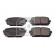 Brake Pad Set, disc brake 16817 FEBI, Thumbnail 2