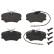 Brake Pad Set, disc brake 16818 FEBI