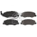 Brake Pad Set, disc brake 16819 FEBI, Thumbnail 2