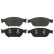 Brake Pad Set, disc brake 16823 FEBI