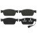 Brake Pad Set, disc brake 16824 FEBI