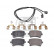 Brake Pad Set, disc brake 16826 FEBI, Thumbnail 2