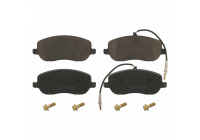 Brake Pad Set, disc brake 16827 FEBI