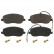 Brake Pad Set, disc brake 16827 FEBI