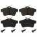 Brake Pad Set, disc brake 16833 FEBI