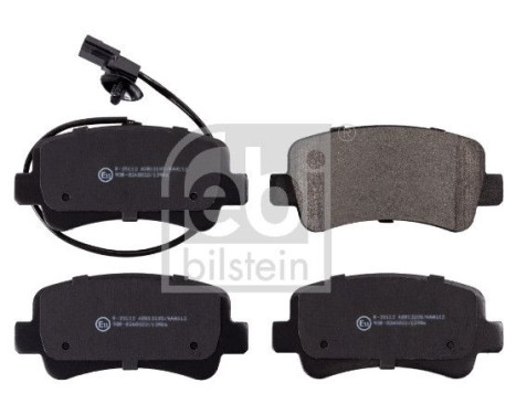 Brake Pad Set, disc brake 16843 FEBI, Image 2