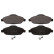 Brake Pad Set, disc brake 16844 FEBI