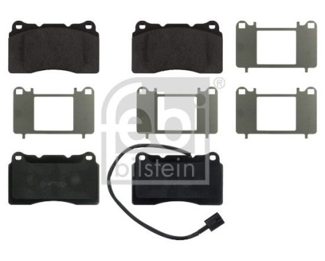 Brake Pad Set, disc brake 16848 FEBI, Image 2
