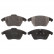 Brake Pad Set, disc brake 16850 FEBI