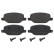 Brake Pad Set, disc brake 16851 FEBI