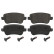 Brake Pad Set, disc brake 16852 FEBI
