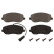 Brake Pad Set, disc brake 16854 FEBI