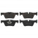 Brake Pad Set, disc brake 16863 FEBI