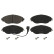 Brake Pad Set, disc brake 16868 FEBI