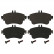 Brake Pad Set, disc brake 16869 FEBI