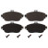 Brake Pad Set, disc brake 16870 FEBI