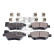 Brake Pad Set, disc brake 16876 FEBI, Thumbnail 2