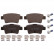 Brake Pad Set, disc brake 16880 FEBI