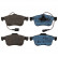 Brake Pad Set, disc brake 16881 FEBI