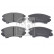 Brake Pad Set, disc brake 16892 FEBI, Thumbnail 2