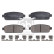 Brake Pad Set, disc brake 16894 FEBI, Thumbnail 2