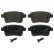 Brake Pad Set, disc brake 16897 FEBI