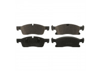 Brake Pad Set, disc brake 16900 FEBI