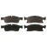 Brake Pad Set, disc brake 16900 FEBI