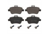 Brake Pad Set, disc brake 16901 FEBI