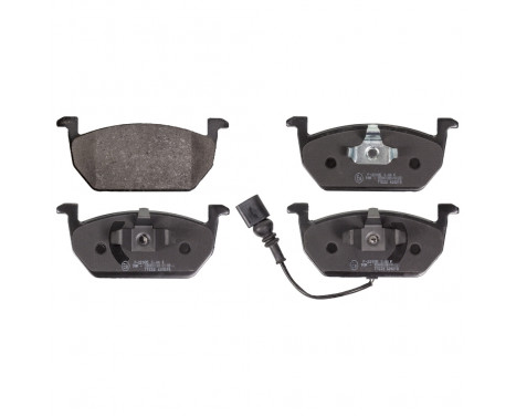 Brake Pad Set, disc brake 16913 FEBI