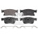Brake Pad Set, disc brake 16914 FEBI, Thumbnail 2