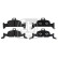 Brake Pad Set, disc brake 16938 FEBI, Thumbnail 2
