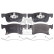 Brake Pad Set, disc brake 16942 FEBI, Thumbnail 2