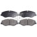 Brake Pad Set, disc brake 16945 FEBI, Thumbnail 2