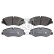 Brake Pad Set, disc brake 16945 FEBI, Thumbnail 2