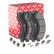 Brake Pad Set, disc brake 16952 FEBI