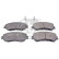 Brake Pad Set, disc brake 16961 FEBI, Thumbnail 2