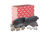 Brake Pad Set, disc brake 16963 FEBI