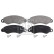 Brake Pad Set, disc brake 16966 FEBI, Thumbnail 2