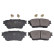 Brake Pad Set, disc brake 16979 FEBI