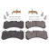 Brake Pad Set, disc brake 16980 FEBI
