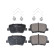 Brake Pad Set, disc brake 16984 FEBI