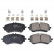 Brake Pad Set, disc brake 16985 FEBI