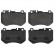 Brake Pad Set, disc brake 16987 FEBI