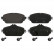 Brake Pad Set, disc brake 16988 FEBI